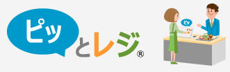ピッとレジ　ロゴ