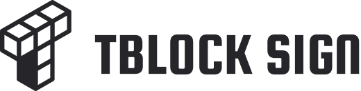 TBLOCK SIGN